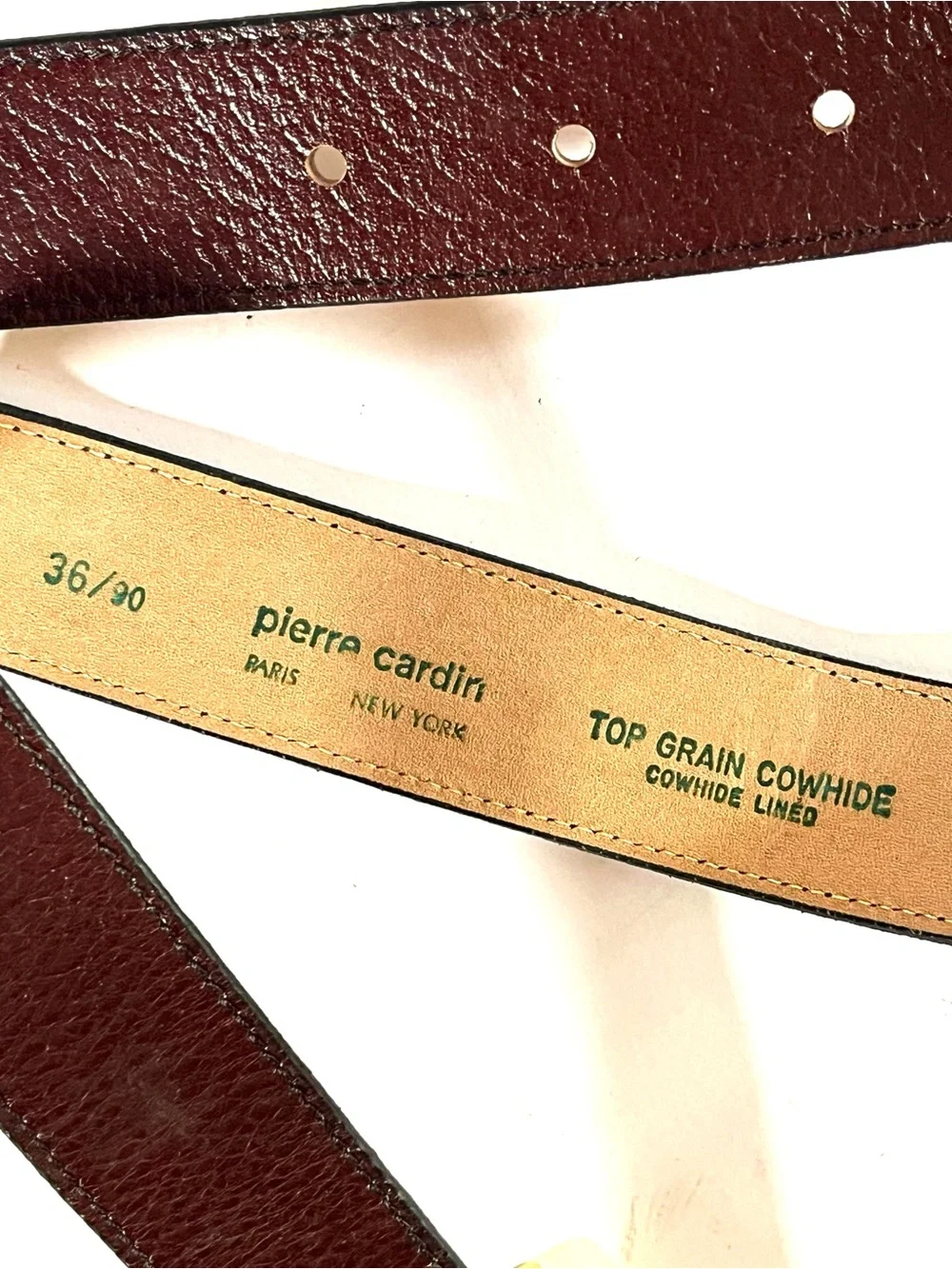 Pierre Cardin Vintage Leather Belt